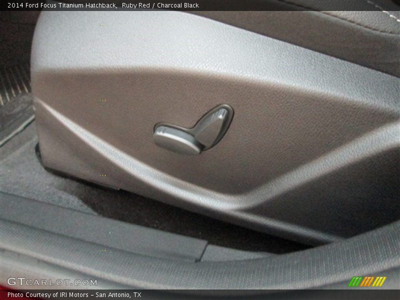 Ruby Red / Charcoal Black 2014 Ford Focus Titanium Hatchback