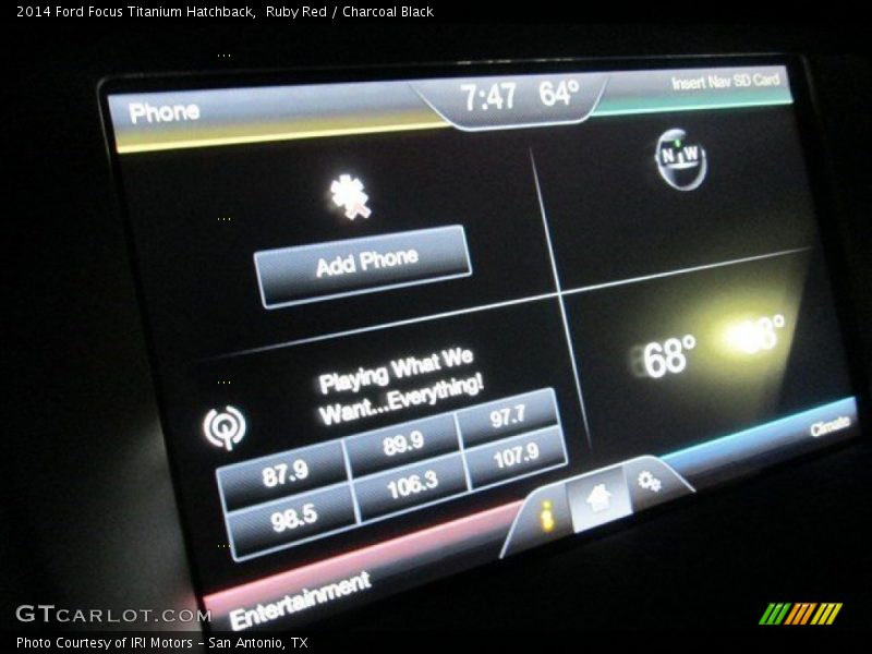 Ruby Red / Charcoal Black 2014 Ford Focus Titanium Hatchback