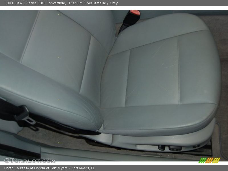Titanium Silver Metallic / Grey 2001 BMW 3 Series 330i Convertible