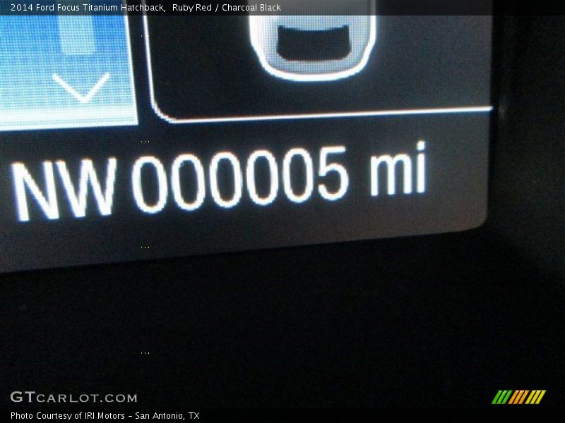 Ruby Red / Charcoal Black 2014 Ford Focus Titanium Hatchback