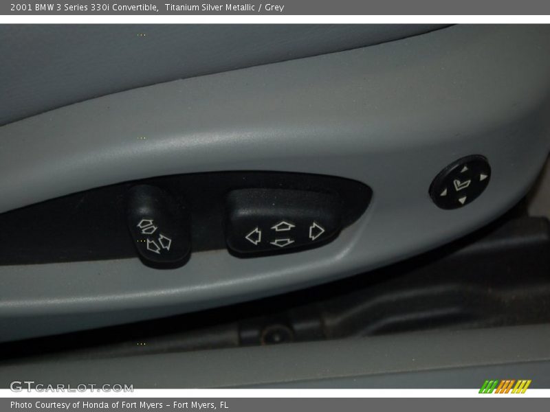 Titanium Silver Metallic / Grey 2001 BMW 3 Series 330i Convertible