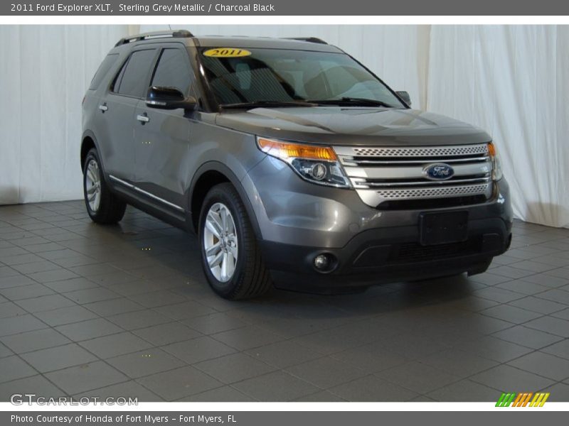 Sterling Grey Metallic / Charcoal Black 2011 Ford Explorer XLT