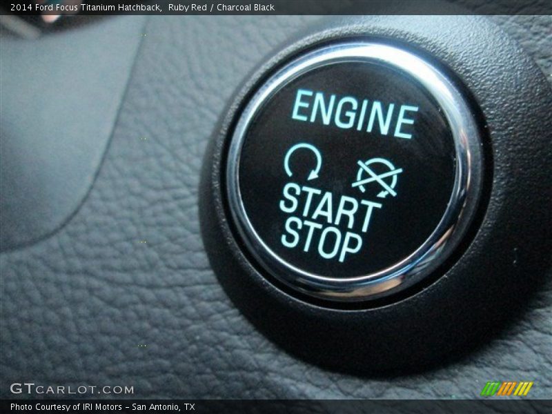 Ruby Red / Charcoal Black 2014 Ford Focus Titanium Hatchback