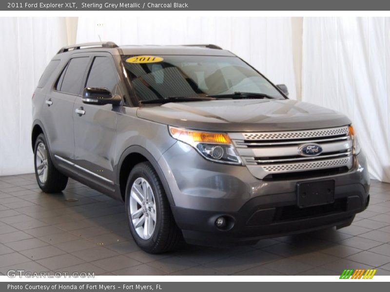 Sterling Grey Metallic / Charcoal Black 2011 Ford Explorer XLT