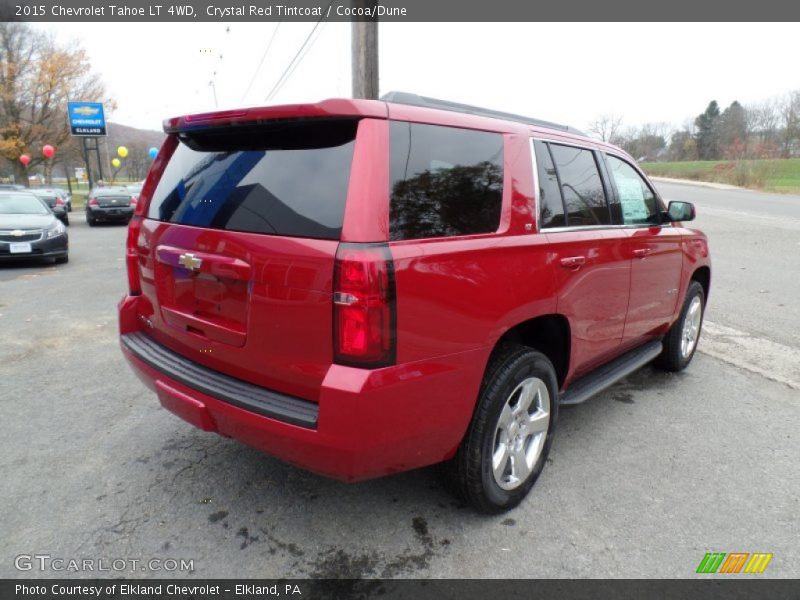 Crystal Red Tintcoat / Cocoa/Dune 2015 Chevrolet Tahoe LT 4WD