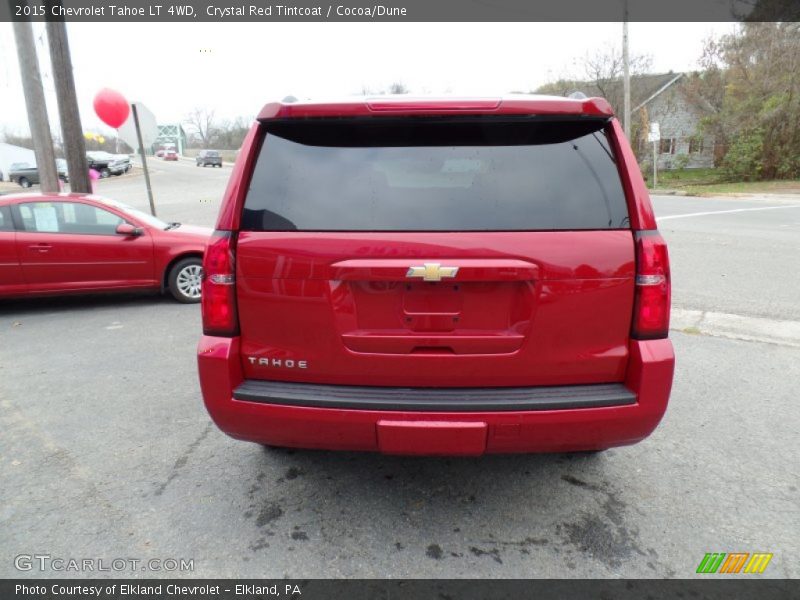 Crystal Red Tintcoat / Cocoa/Dune 2015 Chevrolet Tahoe LT 4WD