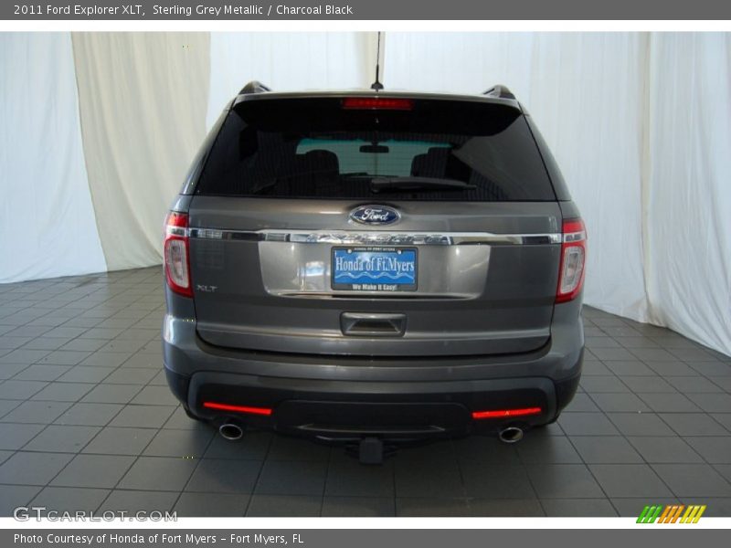 Sterling Grey Metallic / Charcoal Black 2011 Ford Explorer XLT