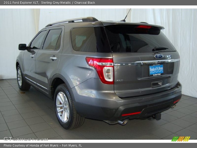 Sterling Grey Metallic / Charcoal Black 2011 Ford Explorer XLT