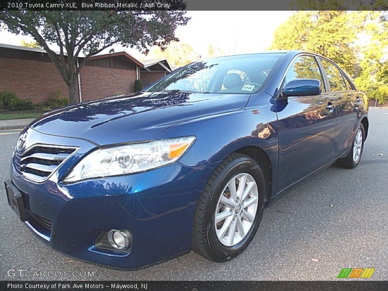 Blue Ribbon Metallic / Ash Gray 2010 Toyota Camry XLE