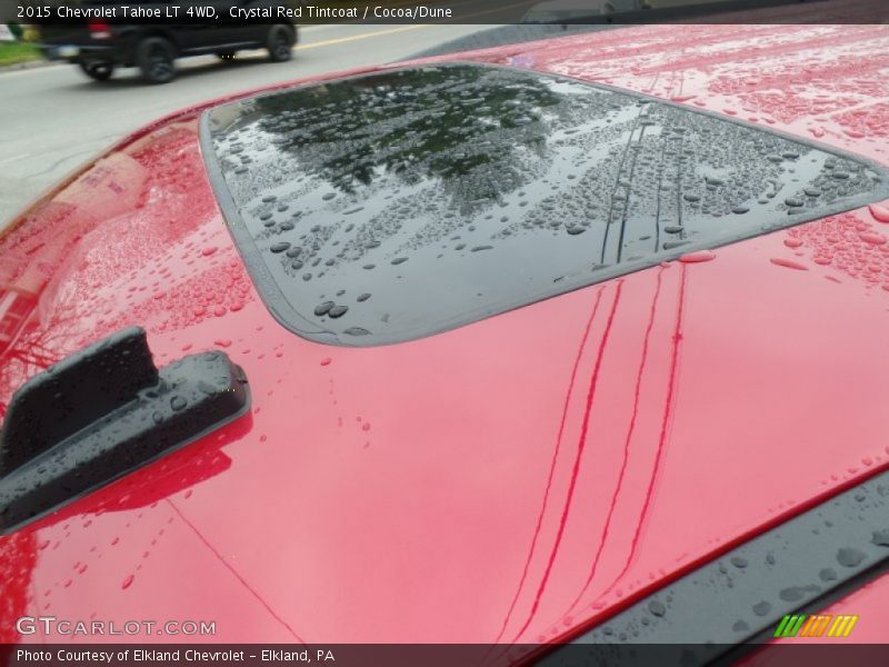 Crystal Red Tintcoat / Cocoa/Dune 2015 Chevrolet Tahoe LT 4WD