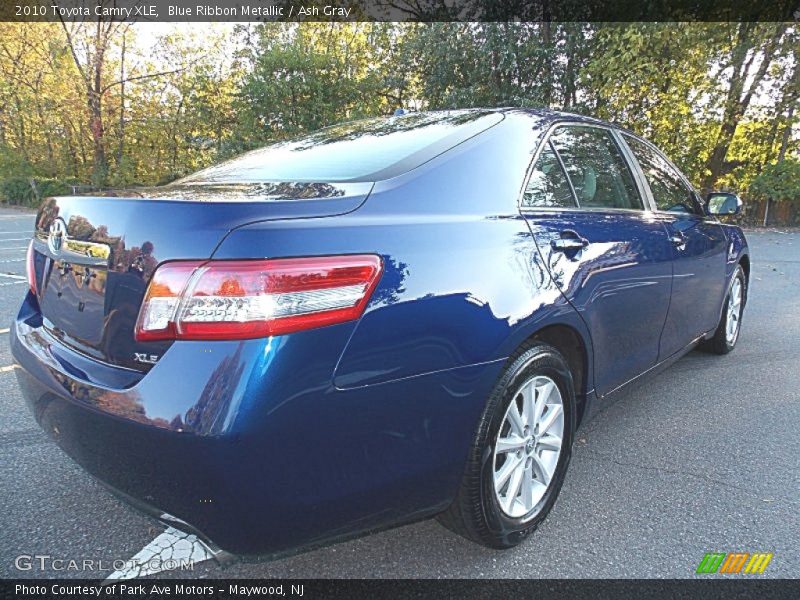 Blue Ribbon Metallic / Ash Gray 2010 Toyota Camry XLE