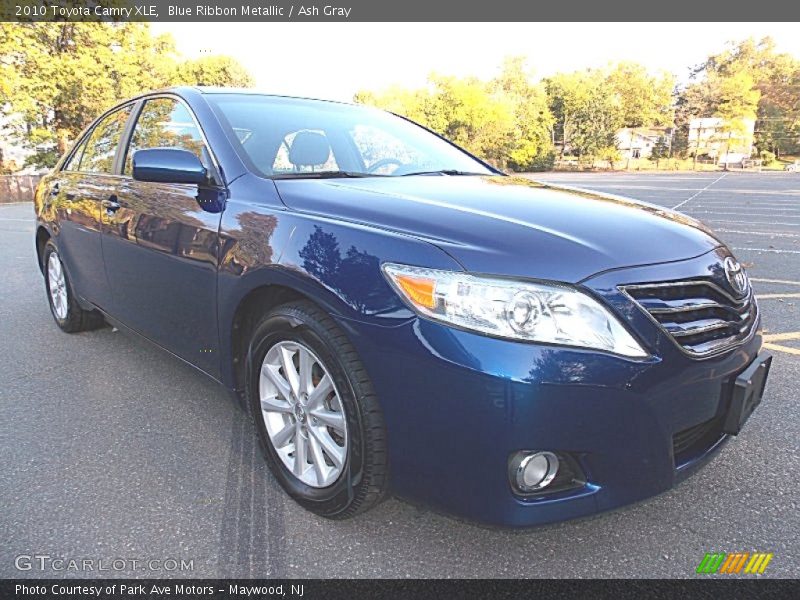 Blue Ribbon Metallic / Ash Gray 2010 Toyota Camry XLE