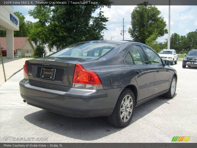 Titanium Gray Metallic / Taupe/Light Taupe 2004 Volvo S60 2.4