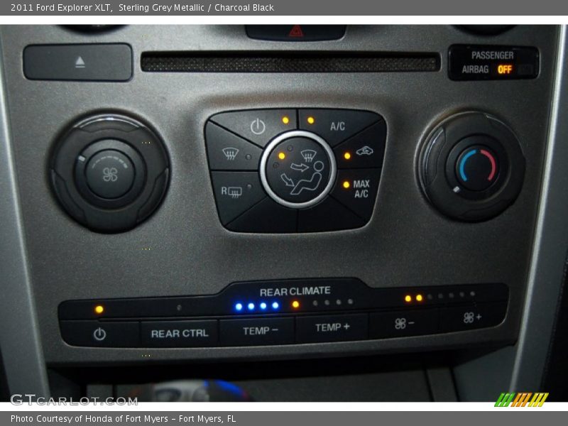 Sterling Grey Metallic / Charcoal Black 2011 Ford Explorer XLT