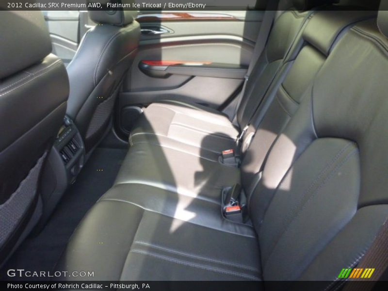Platinum Ice Tricoat / Ebony/Ebony 2012 Cadillac SRX Premium AWD