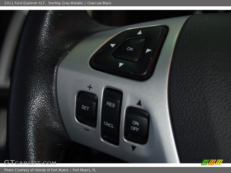 Sterling Grey Metallic / Charcoal Black 2011 Ford Explorer XLT
