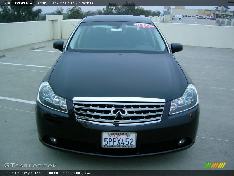 Black Obsidian / Graphite 2006 Infiniti M 45 Sedan