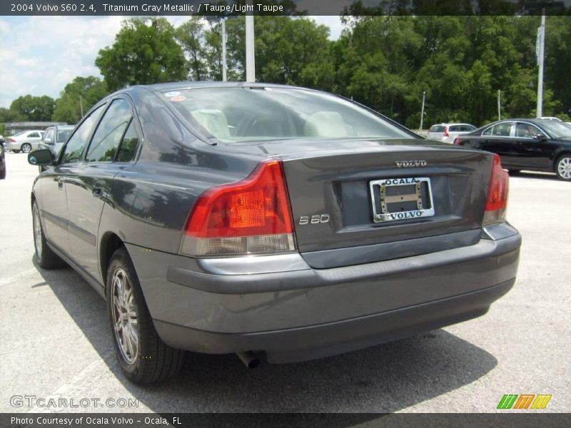 Titanium Gray Metallic / Taupe/Light Taupe 2004 Volvo S60 2.4