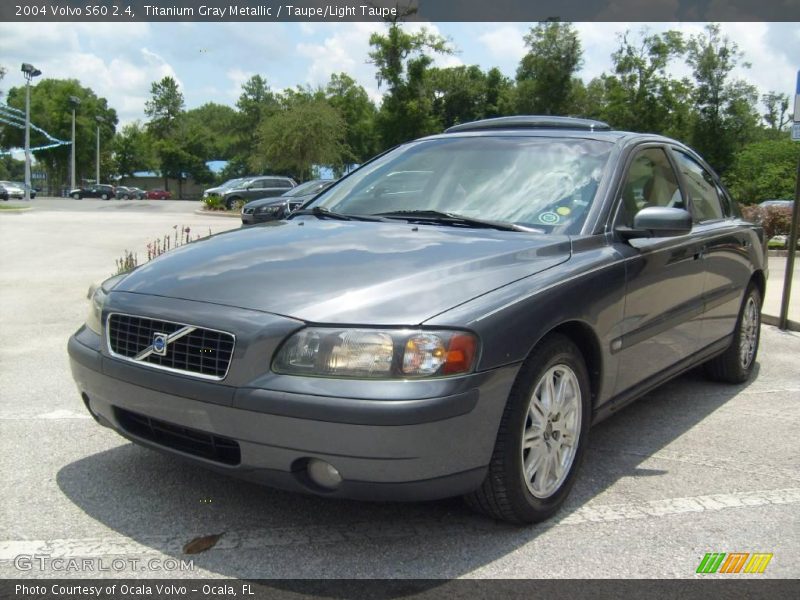 Titanium Gray Metallic / Taupe/Light Taupe 2004 Volvo S60 2.4