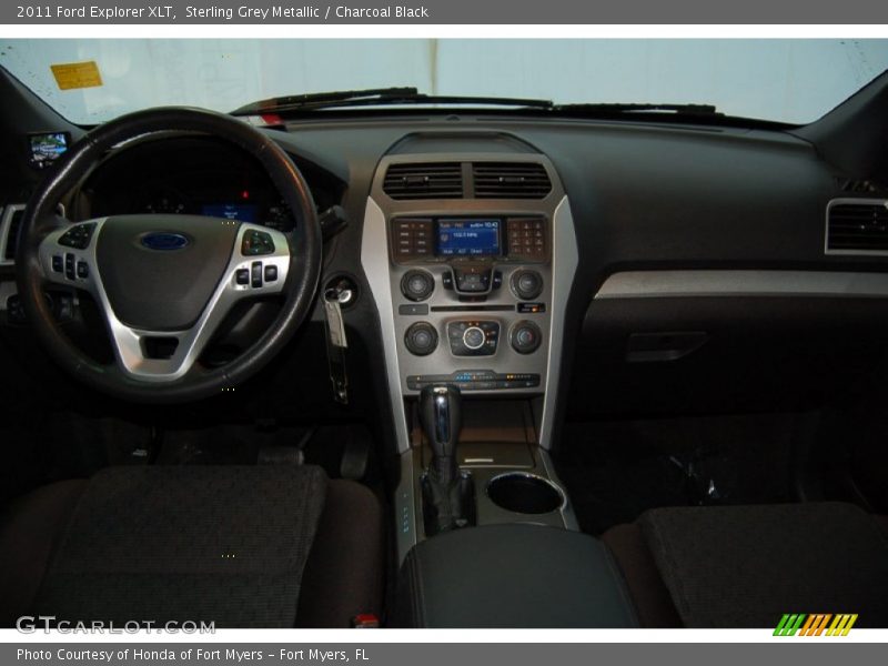 Sterling Grey Metallic / Charcoal Black 2011 Ford Explorer XLT