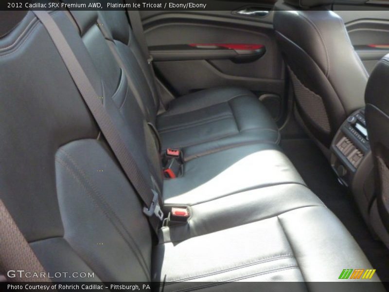 Platinum Ice Tricoat / Ebony/Ebony 2012 Cadillac SRX Premium AWD