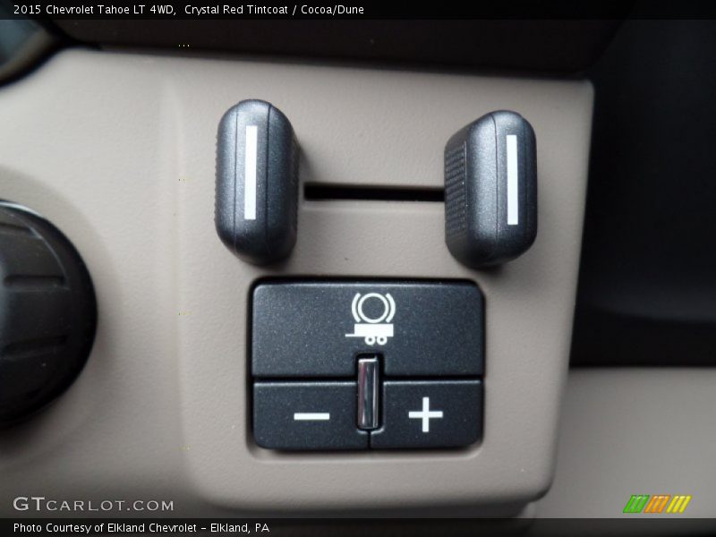 Crystal Red Tintcoat / Cocoa/Dune 2015 Chevrolet Tahoe LT 4WD
