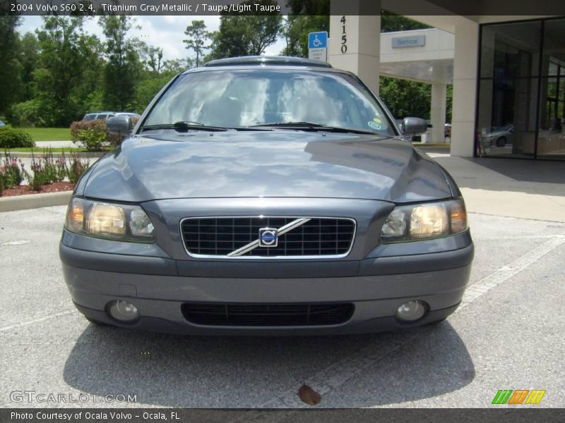 Titanium Gray Metallic / Taupe/Light Taupe 2004 Volvo S60 2.4
