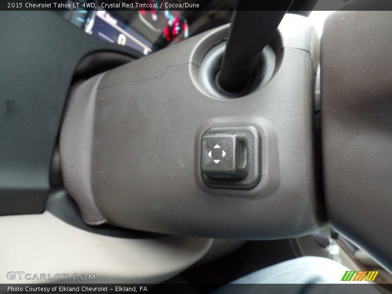 Crystal Red Tintcoat / Cocoa/Dune 2015 Chevrolet Tahoe LT 4WD
