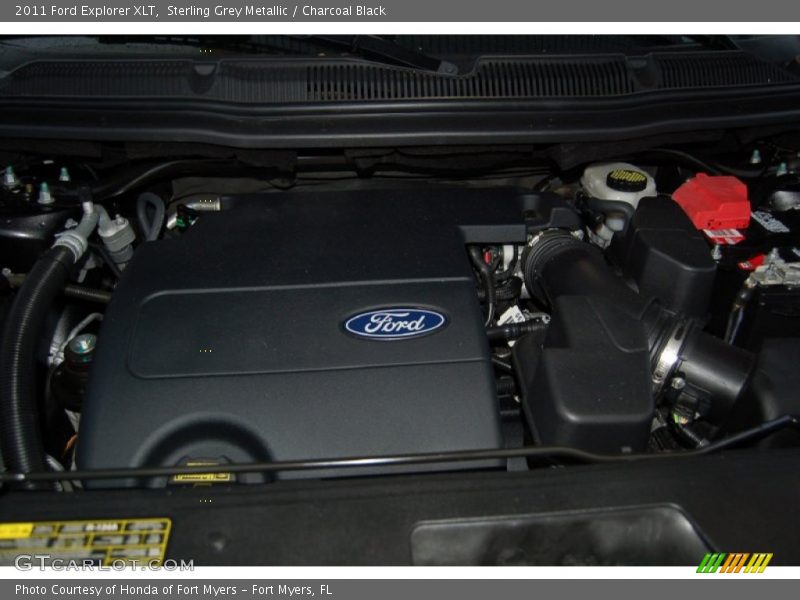 Sterling Grey Metallic / Charcoal Black 2011 Ford Explorer XLT