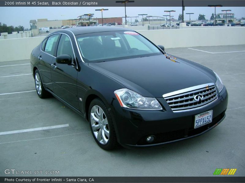 Black Obsidian / Graphite 2006 Infiniti M 45 Sedan