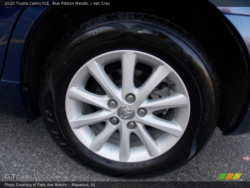 Blue Ribbon Metallic / Ash Gray 2010 Toyota Camry XLE