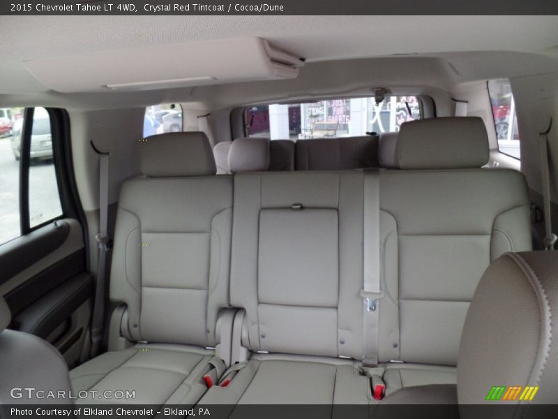 Crystal Red Tintcoat / Cocoa/Dune 2015 Chevrolet Tahoe LT 4WD