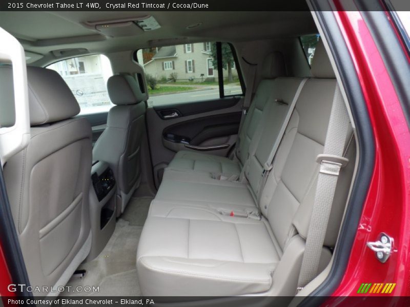 Crystal Red Tintcoat / Cocoa/Dune 2015 Chevrolet Tahoe LT 4WD