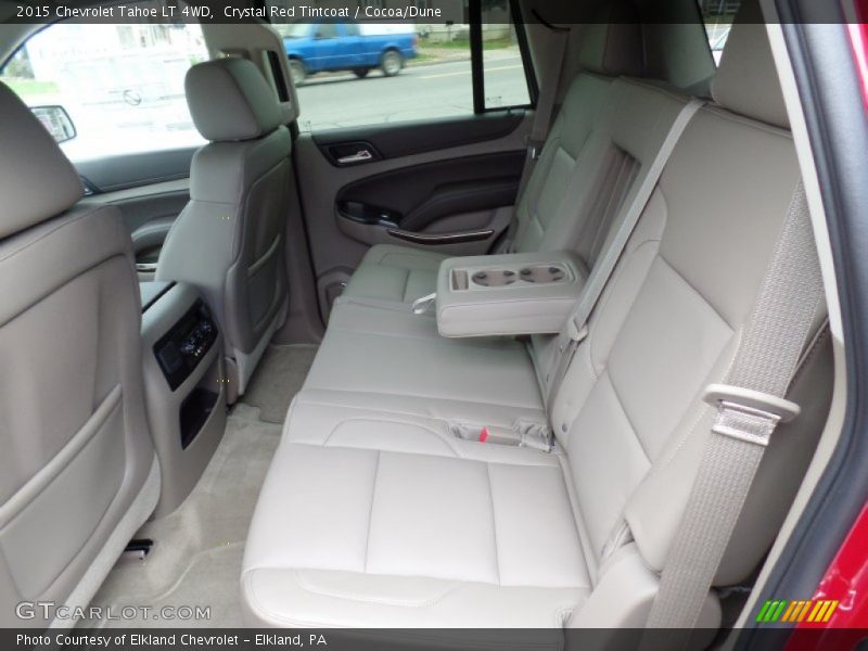 Crystal Red Tintcoat / Cocoa/Dune 2015 Chevrolet Tahoe LT 4WD