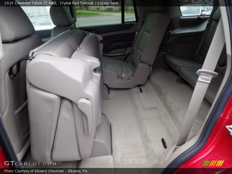 Crystal Red Tintcoat / Cocoa/Dune 2015 Chevrolet Tahoe LT 4WD