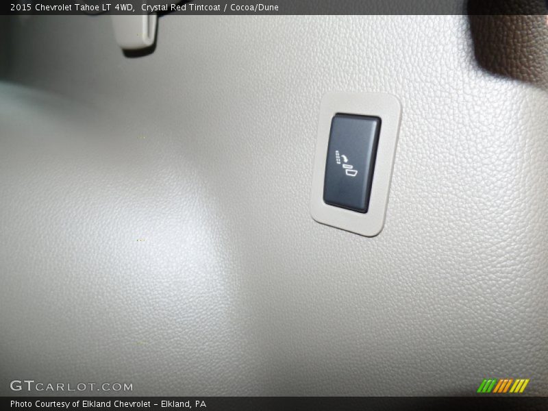 Crystal Red Tintcoat / Cocoa/Dune 2015 Chevrolet Tahoe LT 4WD