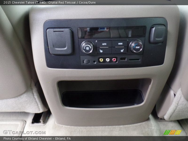 Crystal Red Tintcoat / Cocoa/Dune 2015 Chevrolet Tahoe LT 4WD