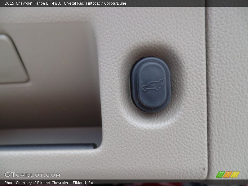 Crystal Red Tintcoat / Cocoa/Dune 2015 Chevrolet Tahoe LT 4WD