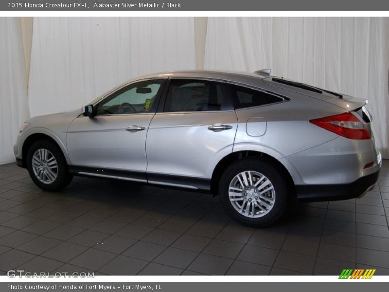Alabaster Silver Metallic / Black 2015 Honda Crosstour EX-L
