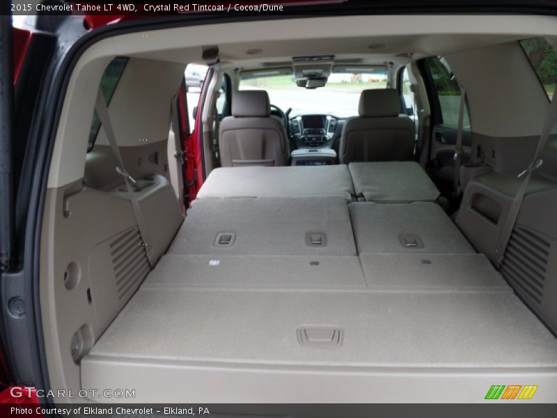 Crystal Red Tintcoat / Cocoa/Dune 2015 Chevrolet Tahoe LT 4WD