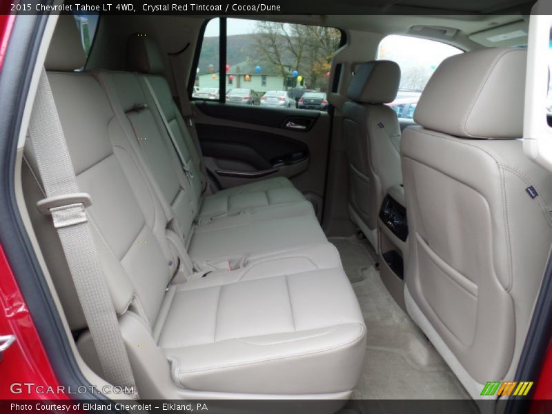 Crystal Red Tintcoat / Cocoa/Dune 2015 Chevrolet Tahoe LT 4WD