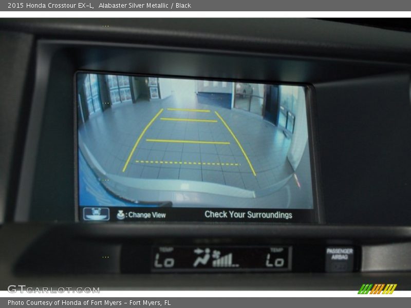 Alabaster Silver Metallic / Black 2015 Honda Crosstour EX-L