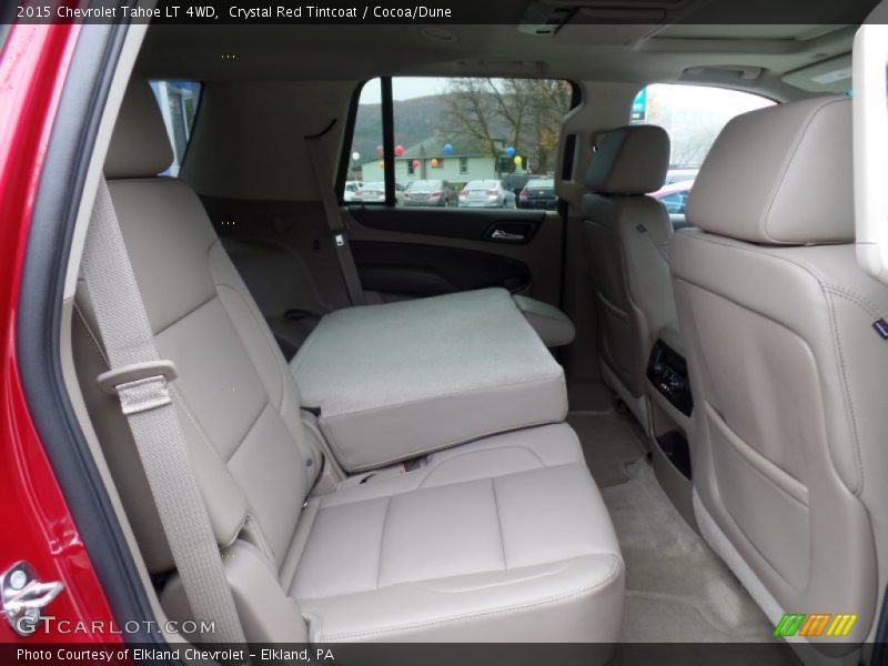 Crystal Red Tintcoat / Cocoa/Dune 2015 Chevrolet Tahoe LT 4WD