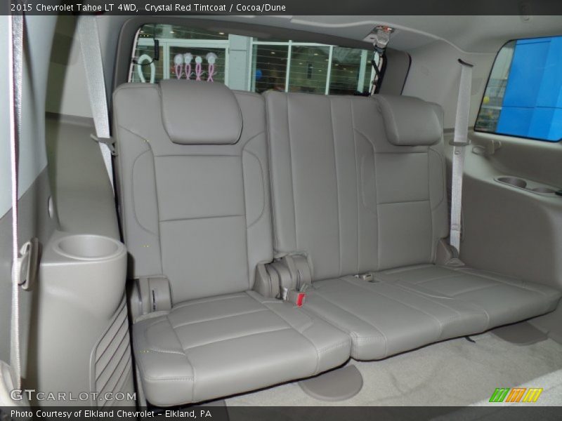 Crystal Red Tintcoat / Cocoa/Dune 2015 Chevrolet Tahoe LT 4WD