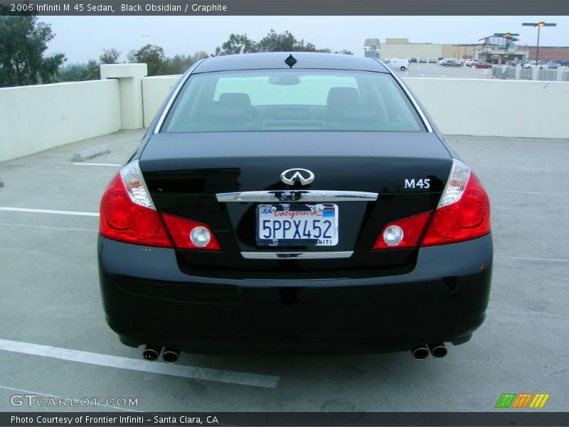 Black Obsidian / Graphite 2006 Infiniti M 45 Sedan