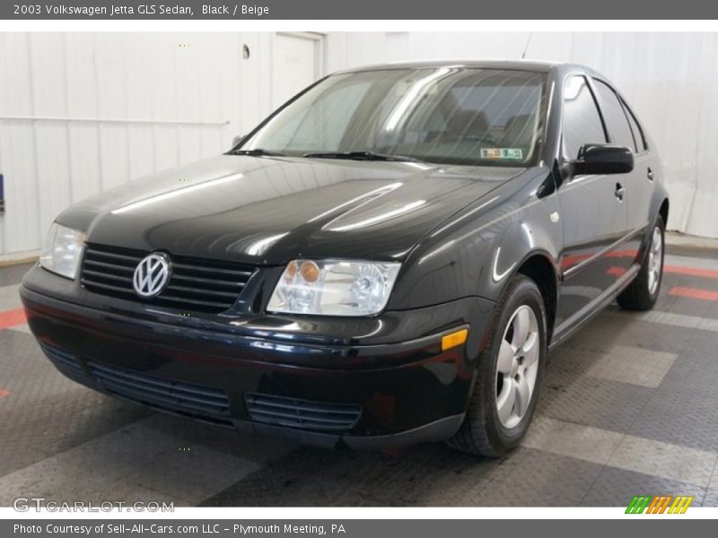 Black / Beige 2003 Volkswagen Jetta GLS Sedan