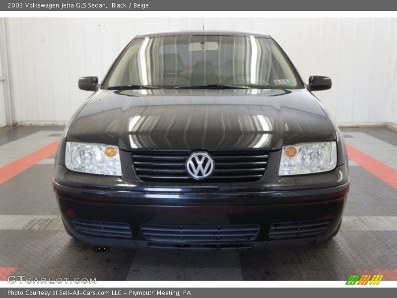 Black / Beige 2003 Volkswagen Jetta GLS Sedan