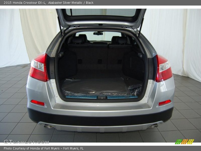 Alabaster Silver Metallic / Black 2015 Honda Crosstour EX-L