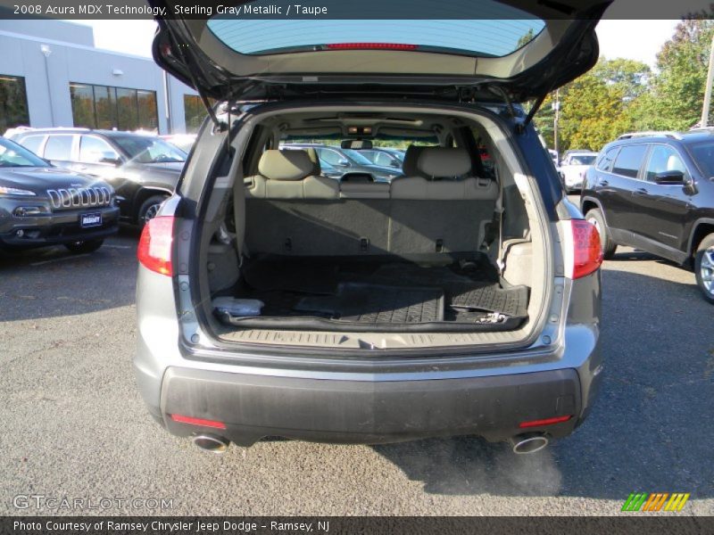Sterling Gray Metallic / Taupe 2008 Acura MDX Technology