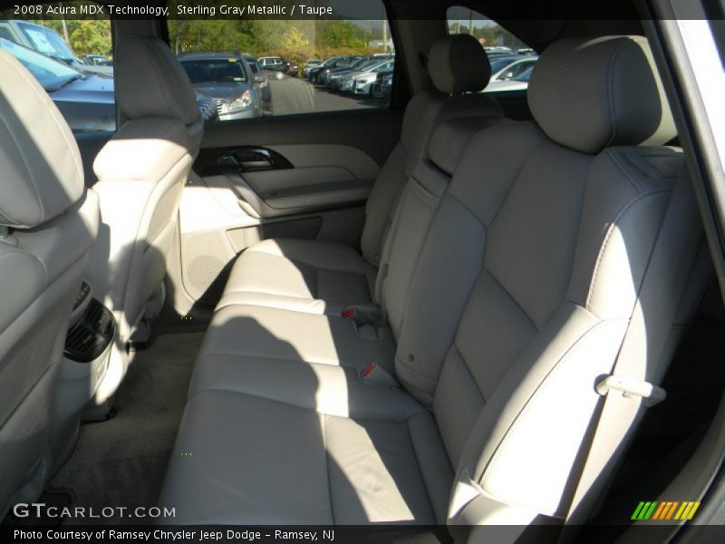 Sterling Gray Metallic / Taupe 2008 Acura MDX Technology